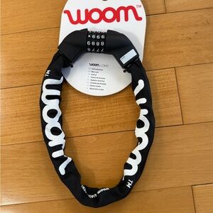 Woom Black Combination Lock Chain for kid bike
